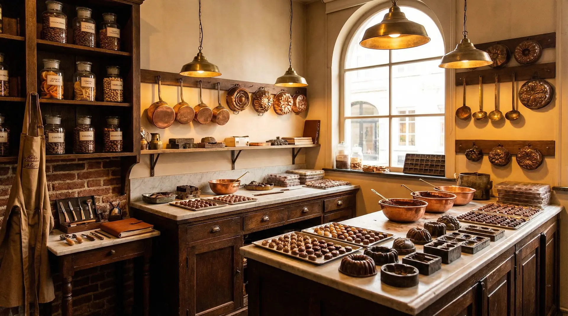 糖心工坊内部环境 - 糖心vlog ，百年巧克力制作工坊